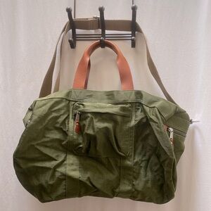 J. Crew olive green duffel